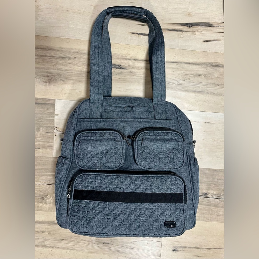 Lug Puddle Jumper Tote, Heather Grey